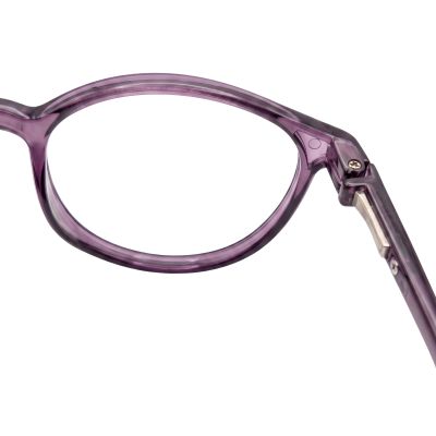 Violet Aura Transparent Eyeglasses for Women