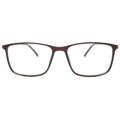 Bravon ClassicRect Brown Acetate Eyeglass Frame