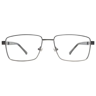 rectangular ultra light metal full rim eyeglasses