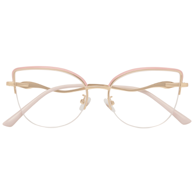 Roseline AirLite Cat-Eye Semi Rimless Eyeglass