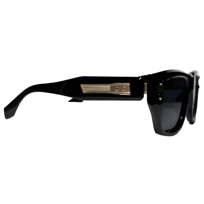 Urban Rivet Square Sunglasses with Premium Acetate Frame and UV400 Lenses