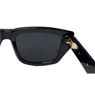 Urban Rivet Square Sunglasses with Premium Acetate Frame and UV400 Lenses