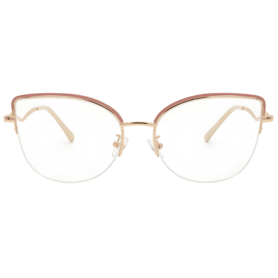 Roseline AirLite Cat-Eye Semi Rimless Eyeglass