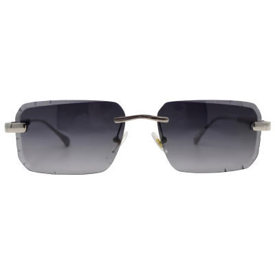 Slate Horizon Rimless Sunglasses 