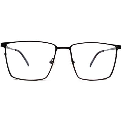 Matte Dark Brown Ultra-Light Titanium Eyewear – Full Rim Metal Specs (14.36g)