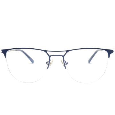 AirLight Titanium Semi-Rimless Eyeglasses – Blue