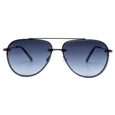 Blue Gradient Aviator Sunglasses