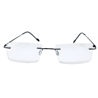 Hollis Precision Rimless Rectangular Eyeglasses
