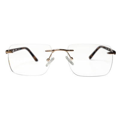 Langford Precision Rimless Rectangular Eyeglasses