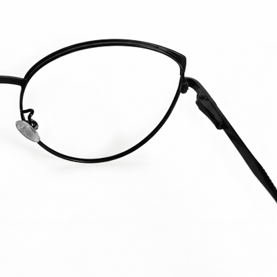 Matte grey round eyeglasses with stainless steel full rim frame lightweight design - Nations Optics