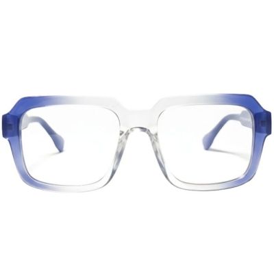 Nations Optics Crystal Clear to Periwinkle Gradient Frames