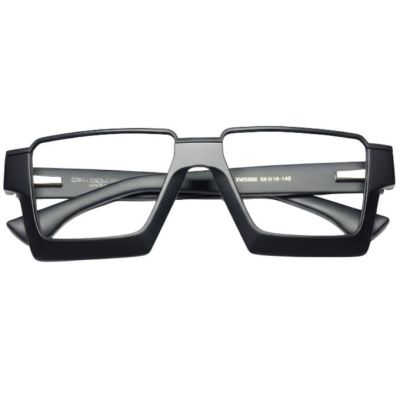Emerald Bold Geometric Square Full-Rim Frames
