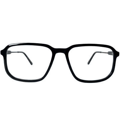 NationsOptics Rounded Rectangle FullRim TR90 Frame – Matte Black