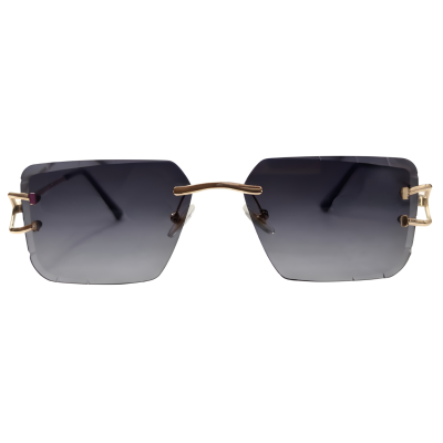 Noir Edge Square Sunglasses 