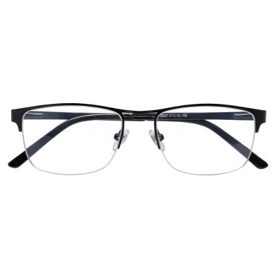 ProEdge Sleek Semi-Rimless Rectangular Eyeglasses