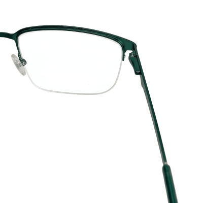 Titanium Rimless Modified Rectangular Eyeglasses - Nations Optics