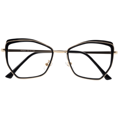 NoirEdge Geometric Luxe Eyeglasses