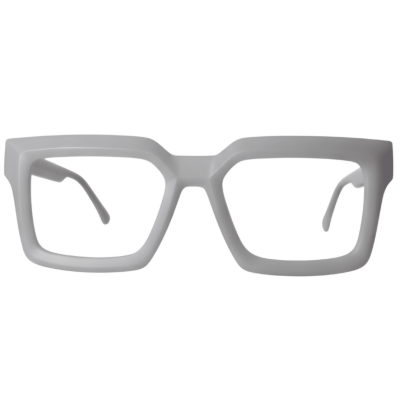 White Square Acetate Eyewear Frame for All Genders – Elegant Design