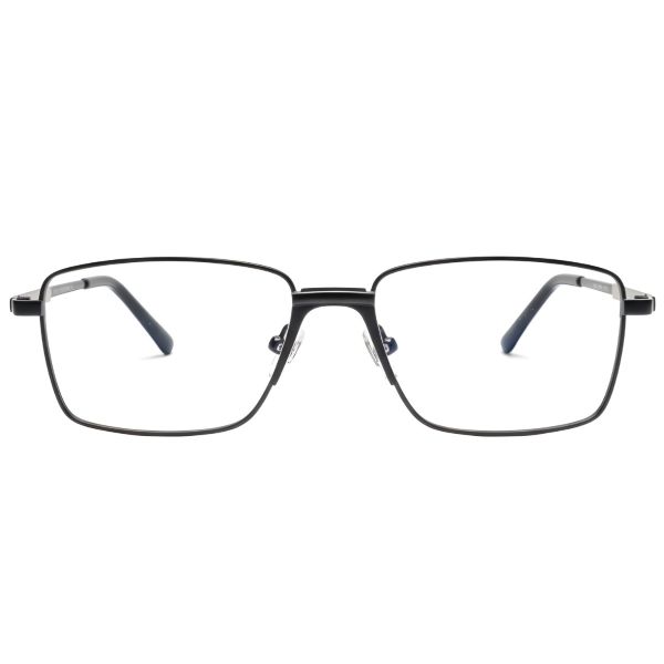 Navigator Double-Bridge Metal Eyeglass Frames
