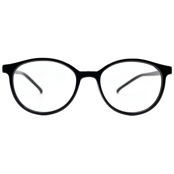 Classic Black Full Rim Eyeglasses