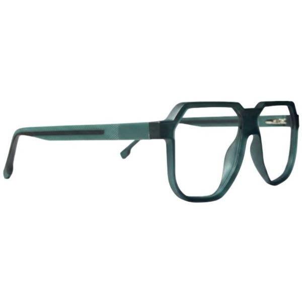 Deep Emerald Geometric Navigator Vision Frames