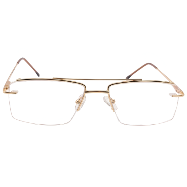 Nations Optics Semi-Rimless Rectangular Eyeglasses