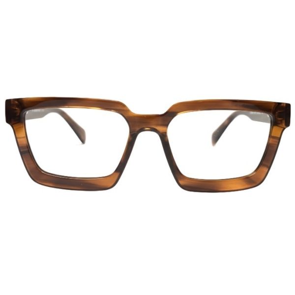 Havana Brown Wood-Grain Inspired Bold Frames
