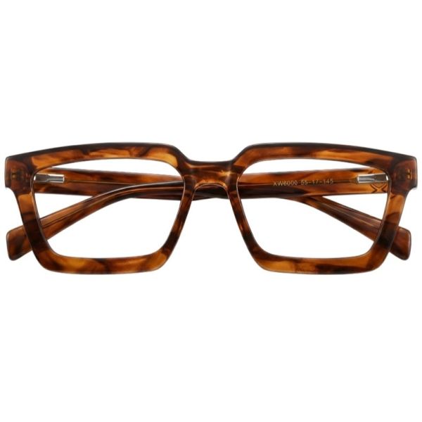 Havana Brown Wood-Grain Inspired Bold Frames