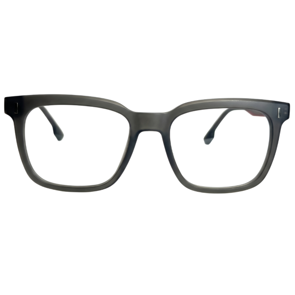 Matte Grey Full Rim Modified Stainless Steel Professional Frame