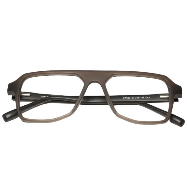 Mocha Gradient Flat-Top Modern Navigator Frames