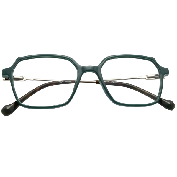 Nations Optics Geo-Chrome Hexagon Eyeglasses
