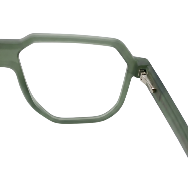 Nations Optics Modern Transparent Grey Geometric Navigator Frames