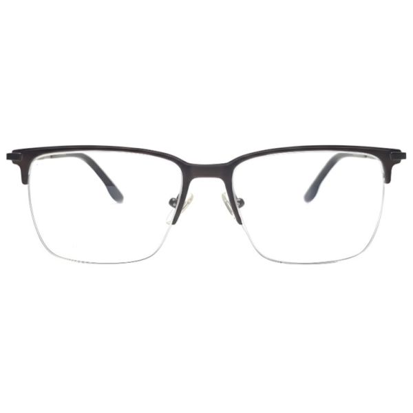 NationsOptics Metal Grey Full-Rim Rectangular Frames (2)