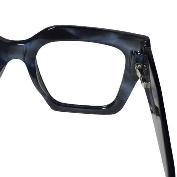 NationsOptics Midnight Blue Marbled Bold Cat-Eye Vision Frames