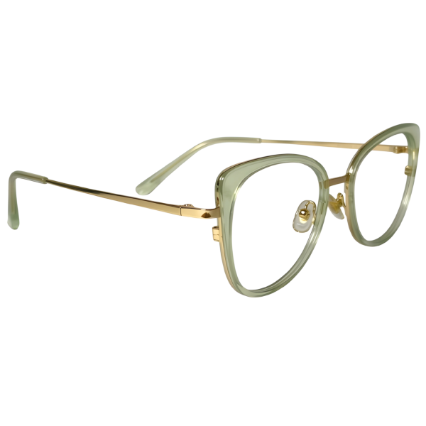 slim cat eye full rim designer eyeglasses for women