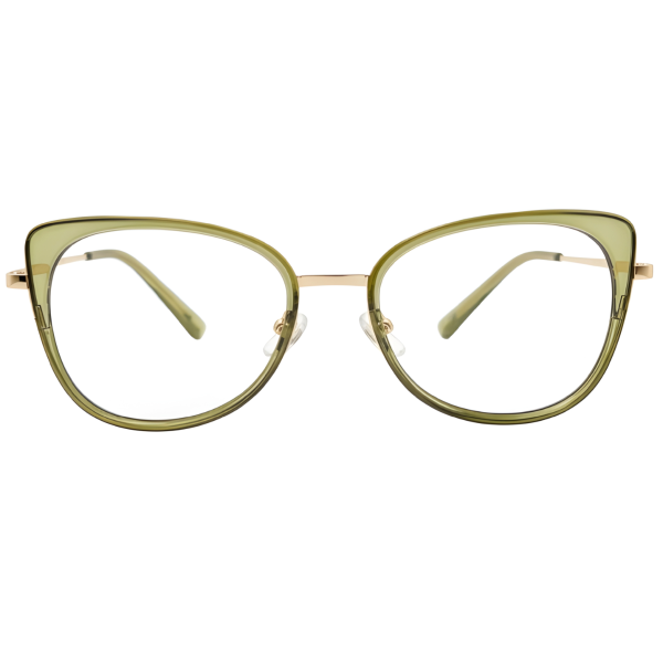 slim cat eye full rim designer eyeglasses for women