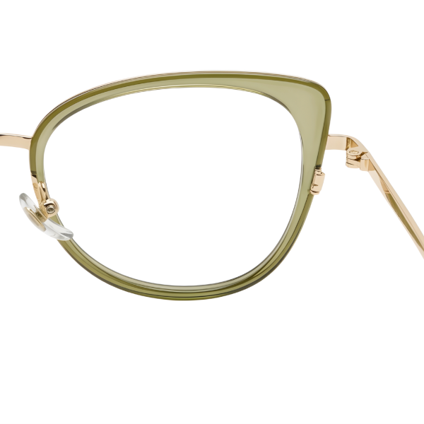 slim cat eye full rim designer eyeglasses for women