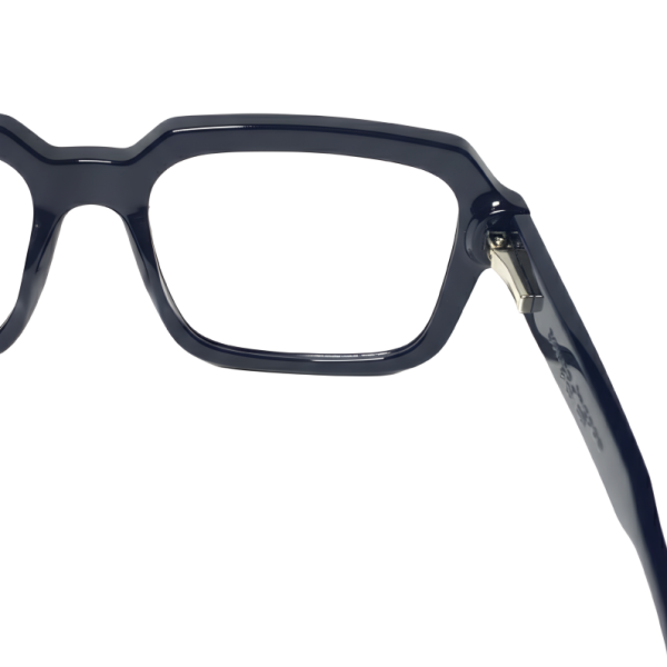 Onyx Black Modern Full-Rim Rectangular Eyewear