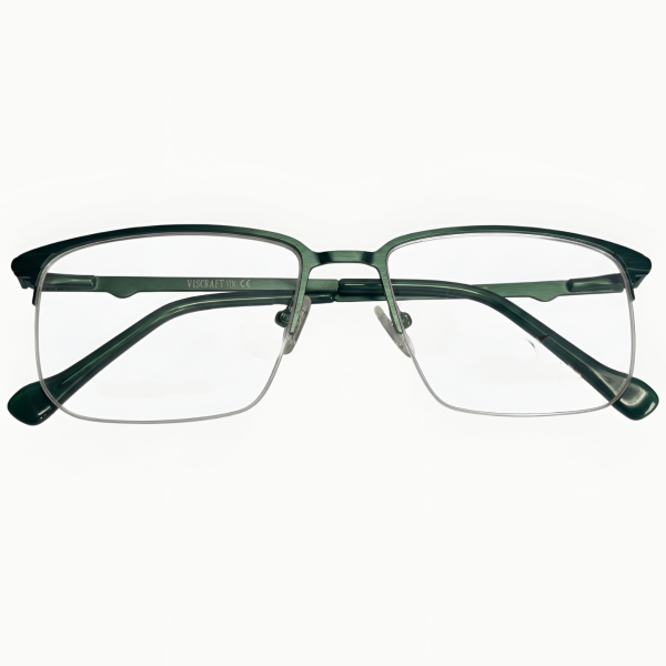 Titanium Rimless Modified Rectangular Eyeglasses - Nations Optics