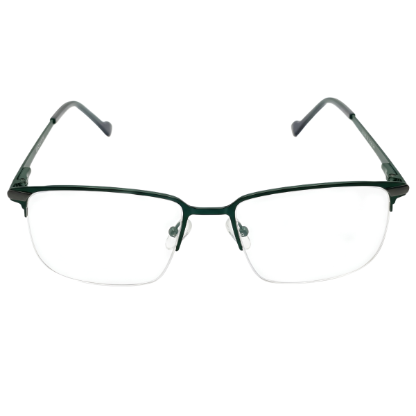 Titanium Rimless Modified Rectangular Eyeglasses - Nations Optics