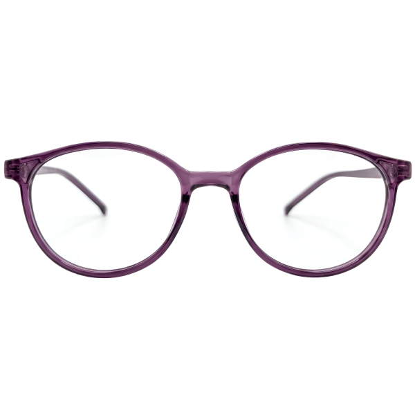 Violet Aura Transparent Eyeglasses for Women