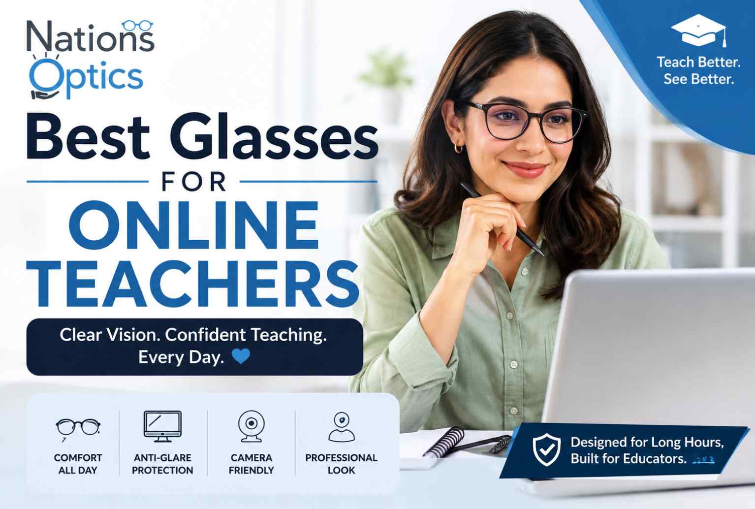 Best Glasses for Online Teachers: Comfortable, Camera-Ready Eyewear