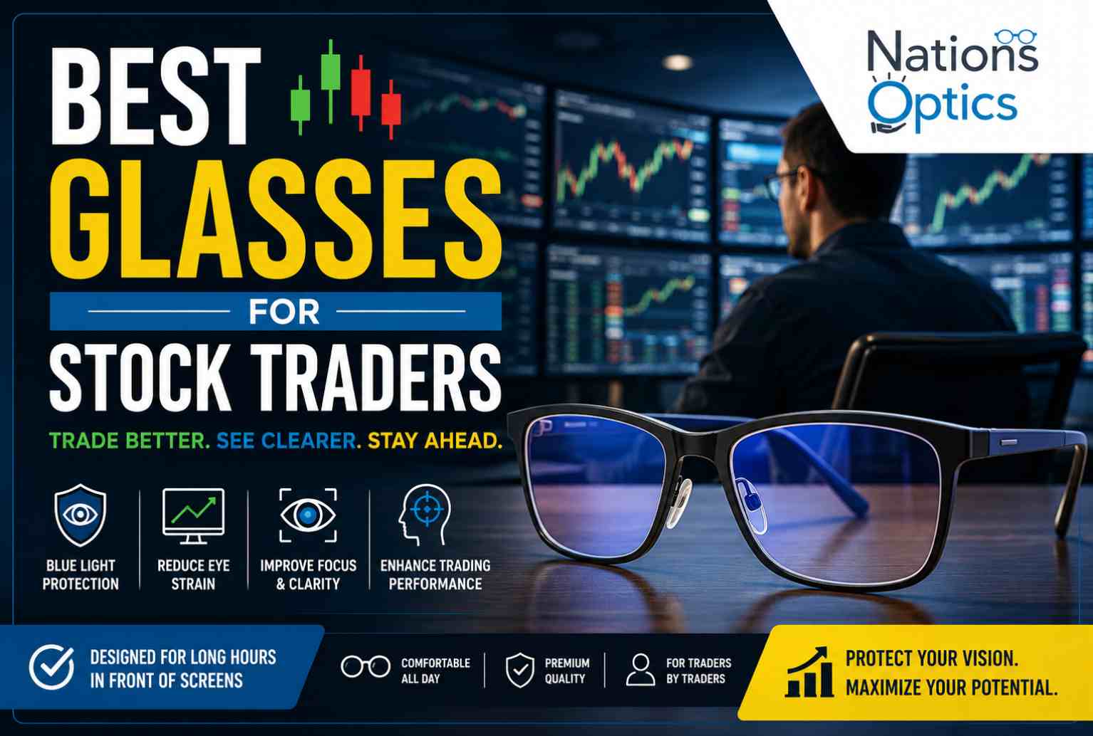 Best Glasses for Stock Traders: Protect Your Eyes