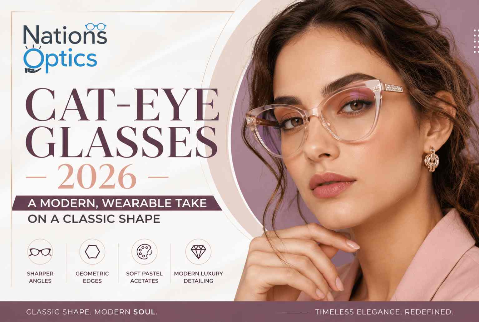 Cat-Eye Glasses 2026: Modern, Wearable Frame Trends