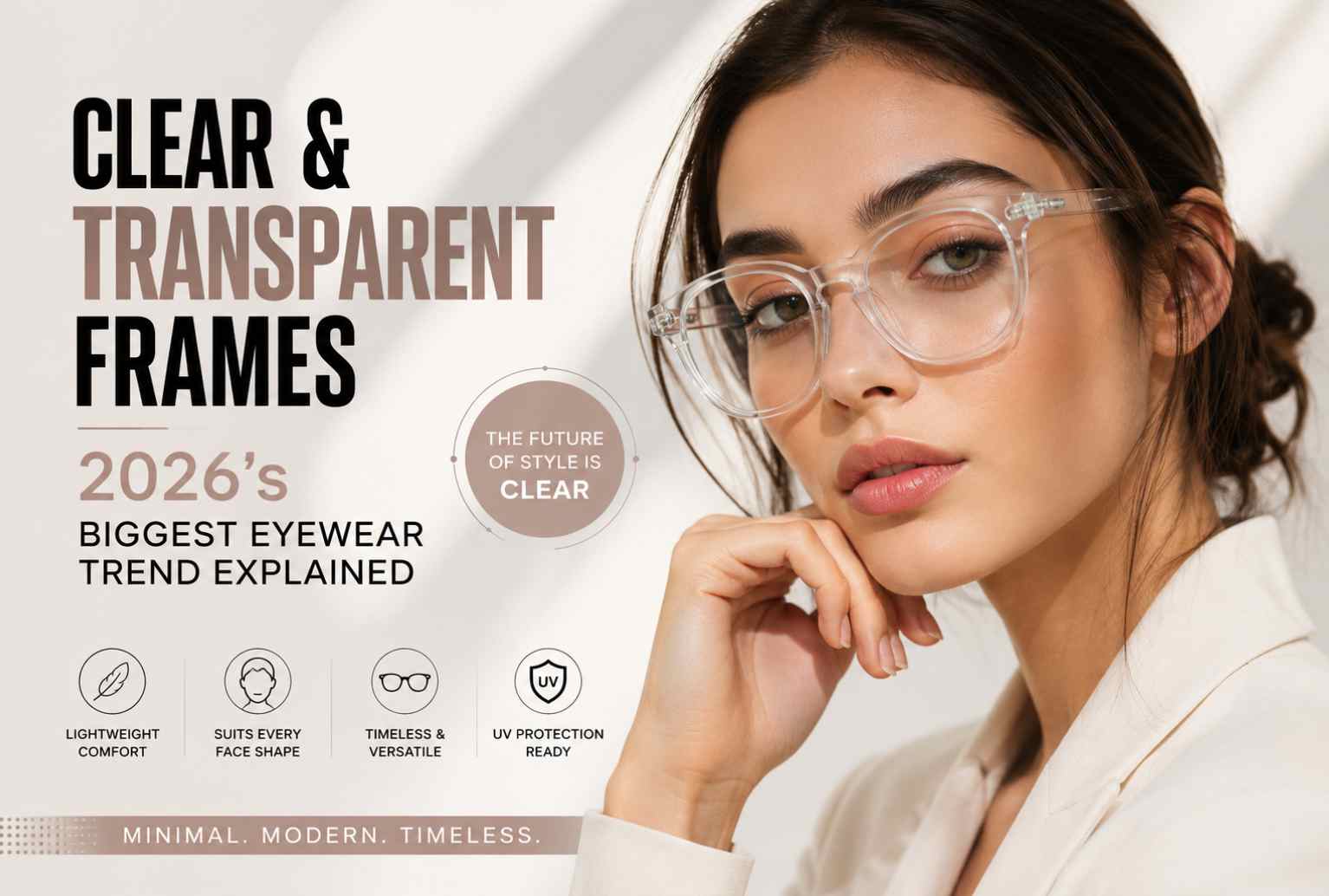 Clear & Transparent Frames: 2026's Biggest Eyewear Trend | Nations Optics
