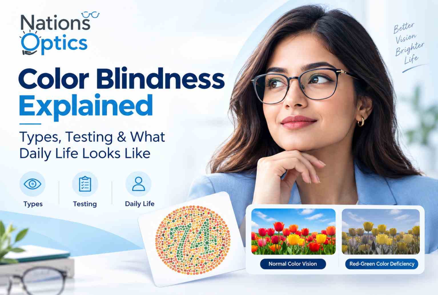 Color Blindness Explained: Types, Testing & What Daily Life Looks Like
