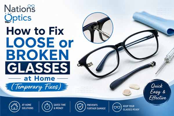 How to Fix Broken Glasses at Home: Temporary Fixes