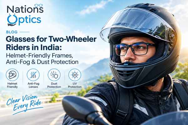 Best Glasses for Bike Riders in India | Nations Optics