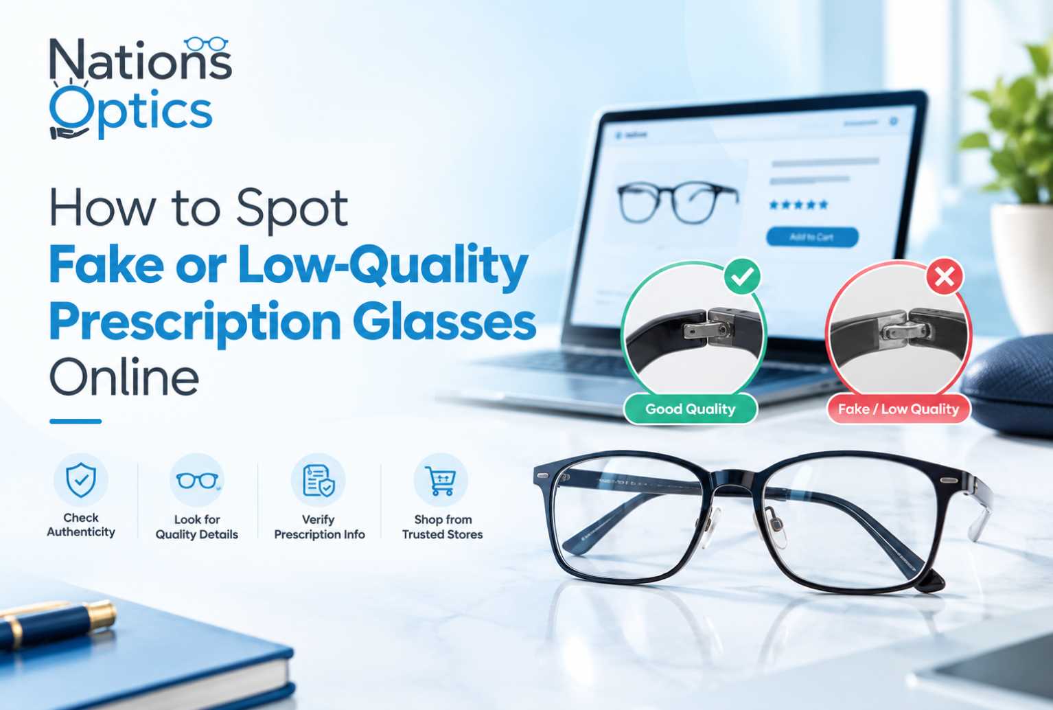 How to Spot Fake or Low-Quality Glasses Online: Buyer's Guide