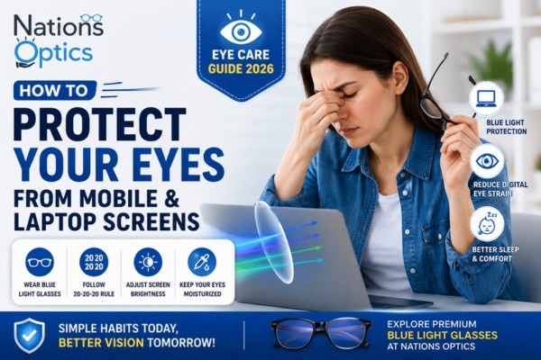 How to Protect Your Eyes from Mobile & Laptop Screens